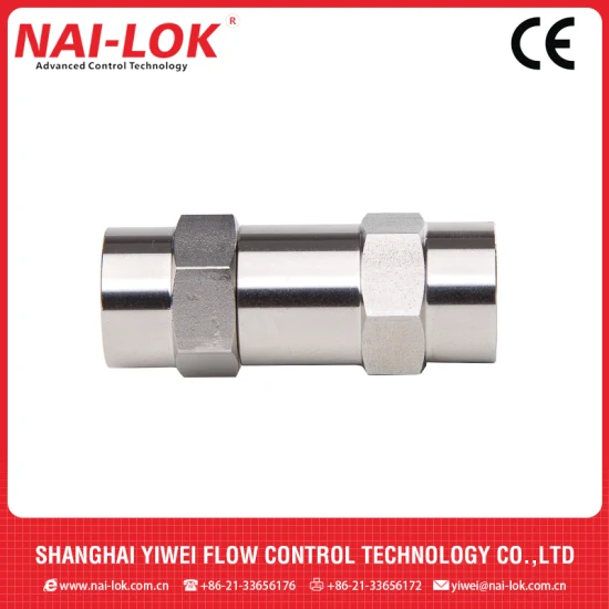Nai-Lok 6000 Psig High Pressure Instrument Check Valve One Way Pipeline